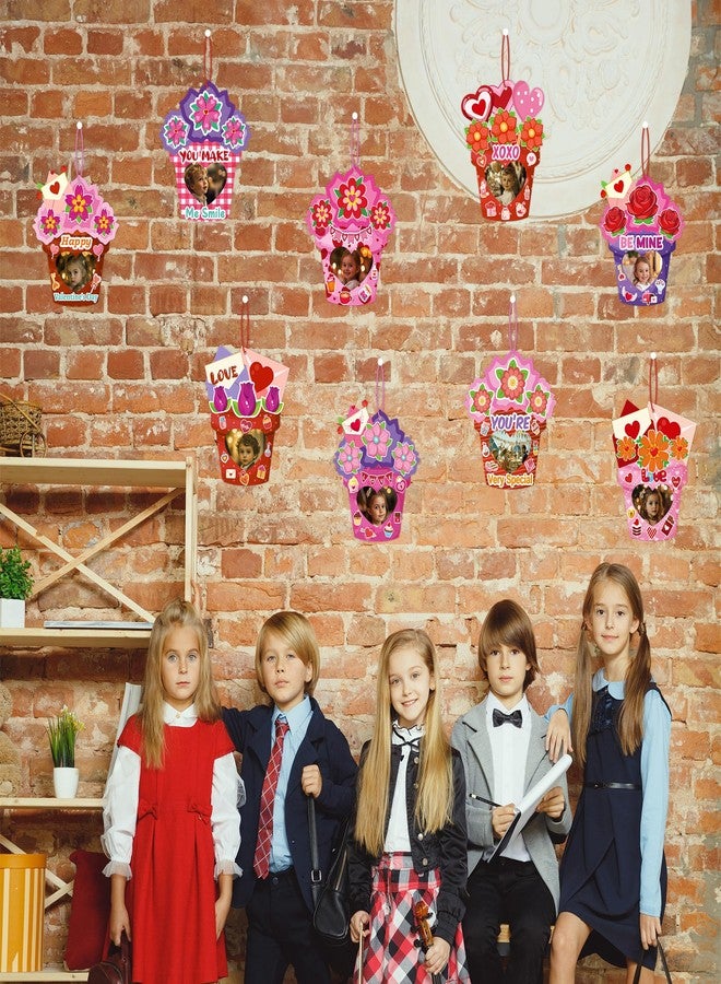 80UncleKimby 54Pack Valentines Day Craft for Kids - Valentine DIY Picture Frame Art Kit, Valentine's Photo Crafts Kits for Classroom Activities and Party Games - Image 3